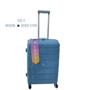 Medium suitcase Kenya, Sky blue luggage Nairobi, Scratch-resistant suitcase Nairobi, 360° wheels suitcase Nairobi, Durable medium luggage Kenya, Travel suitcase Kenya, Lightweight suitcase Nairobi, High-quality luggage Nairobi, Affordable luggage Nairobi, Travel bags Kenya