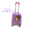 cartoon kids suitcase with wheels – durable hard shell children’s luggage for travel