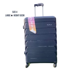 Blue FengtianGLi large unbreakable rubber suitcase with TSA locks, smooth-rolling wheels, and durable impact-resistant design